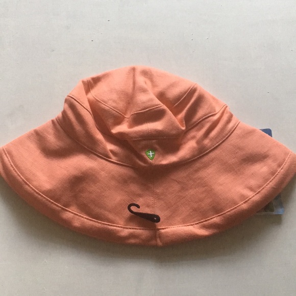 Insect shield women’s sun hat NWT coral peach - Picture 5 of 7